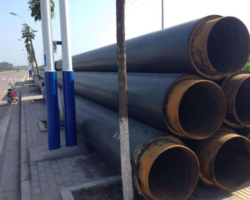 武威市城北集中供熱項目熱力管網聚氨酯直埋保溫管、管件